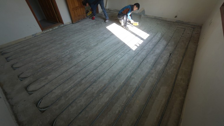 원주 명륜동 빌라 난방배관교체 홈파기 공법으로 하루만에 시공!