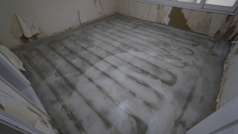  바닥보강재 시공 후 현장 방문! 