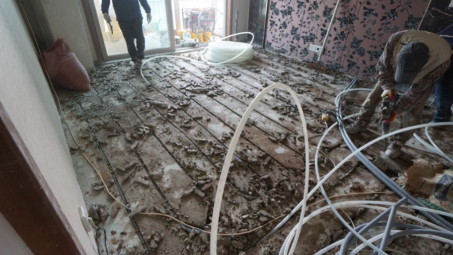 삼풍아파트 난방,수도배관교체 