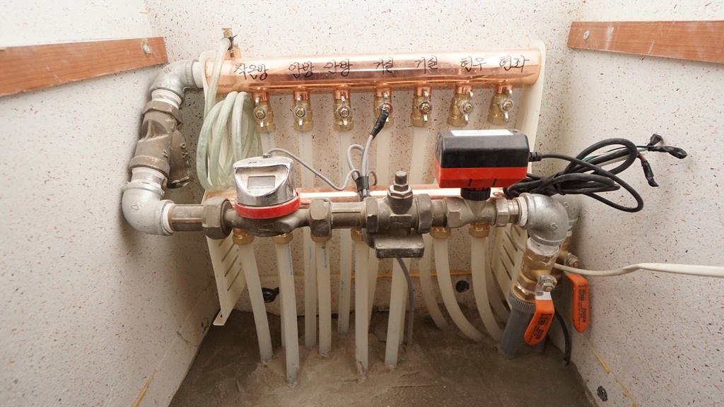 삼풍아파트 난방,수도배관교체 완료